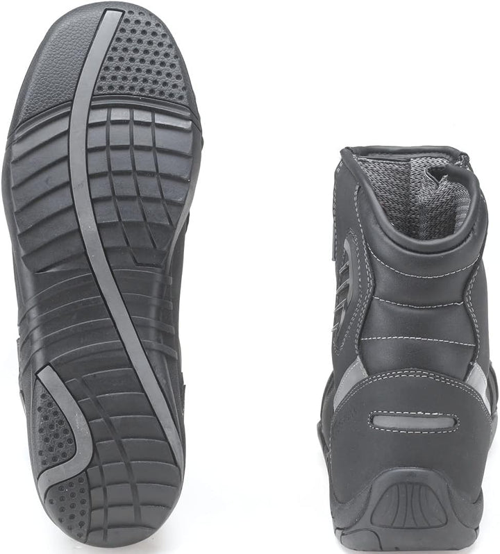 Kochmann Avus wasserdichte Motorradstiefel (Black,37) 37 EU Schwarz, 37 EU Schwarz