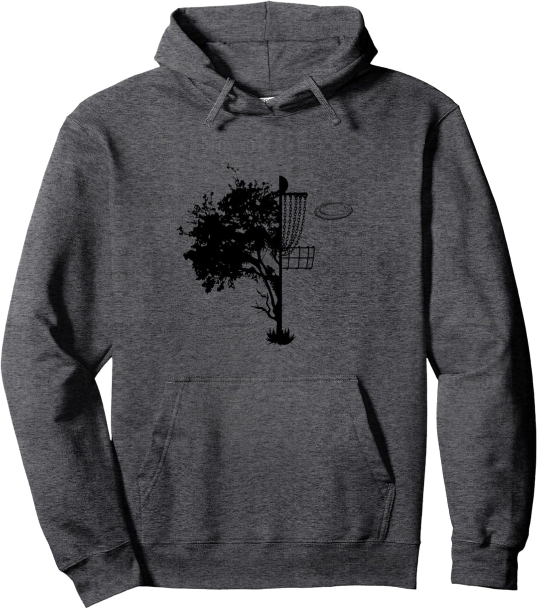 Discgolf Baum und Korb Pullover Hoodie