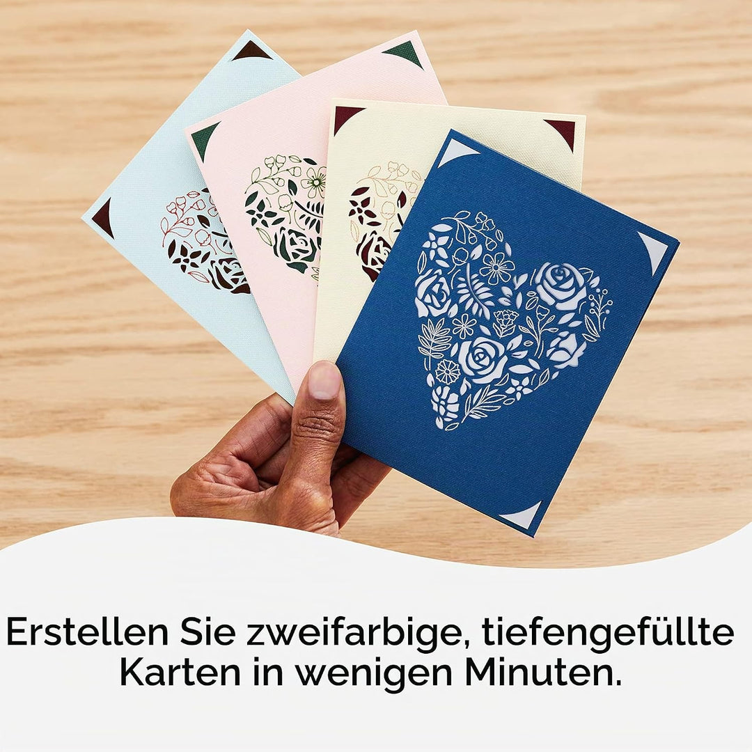 Cricut Kartenmatte - 2x2 | Kompatibel mit allen Cricut Kartengrössen &amp; Insert Cards | Sensei | 12,1