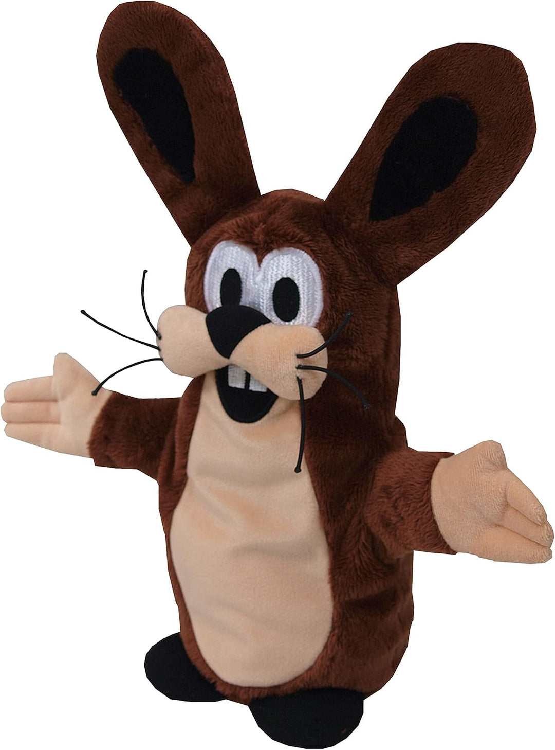 Handpuppe Tierhandpuppen 37 cm Original Der Kleine Maulwurf, Braun Hase, Tierfigur theatrepuppe Hand
