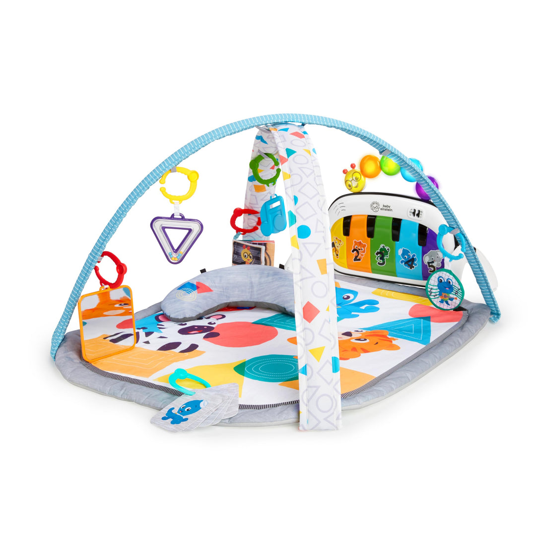 Baby Einstein, 4 in 1 Kickin' Tunes Spieldecke mit 70+ Geräuschen, 25+ Minuten Musik, Erlebnisdecke