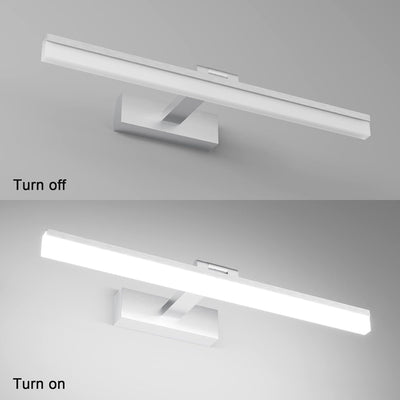 Klighten LED Spiegellampe 16W 50CM, 180° Rotation Badleuchte für Wandbeleuchtung und Badzimmer, Schm