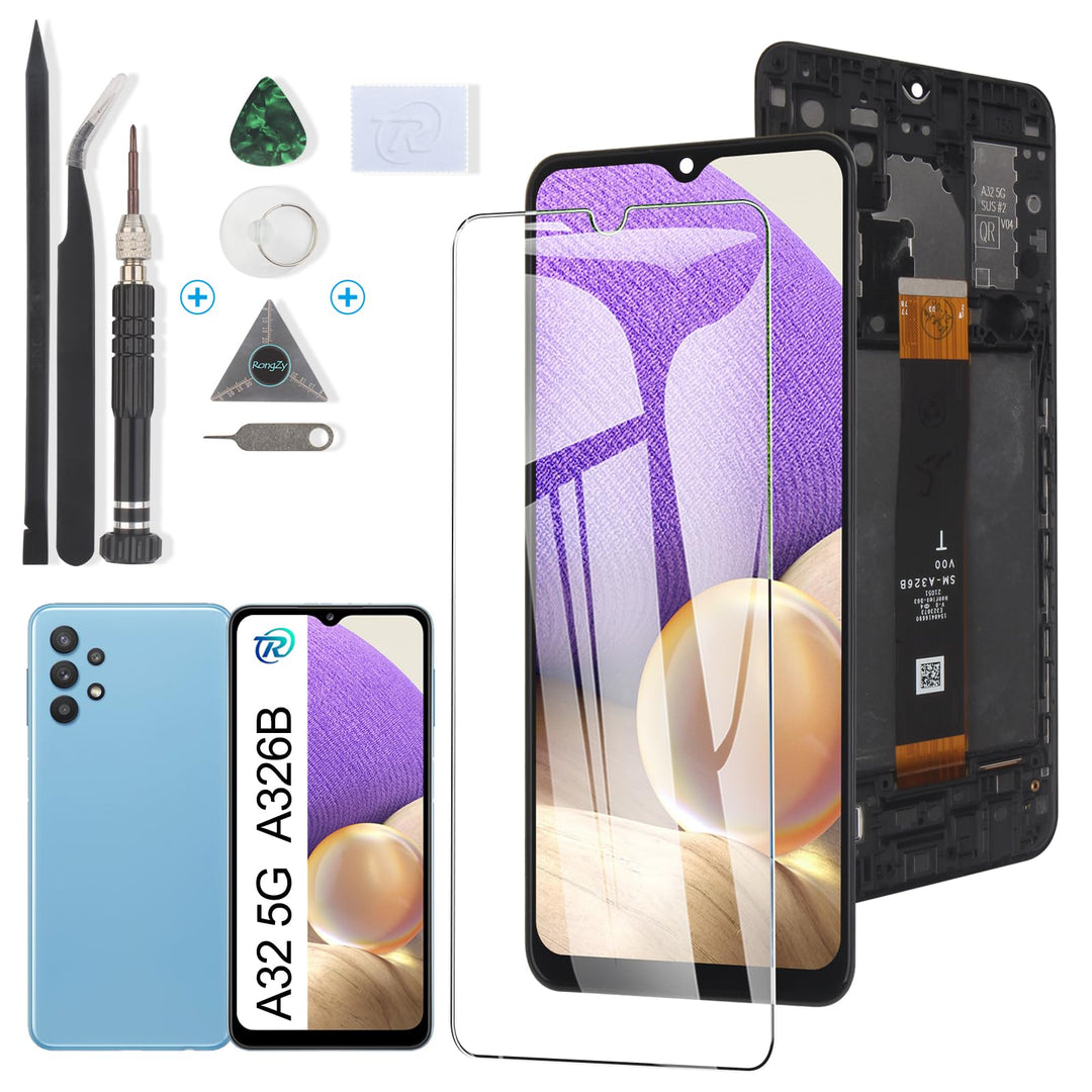 RongZy Ersatz Display Kompatibel für Samsung Galaxy A32 5G SM-A326B Touchscreen Bildschirm Digitizer