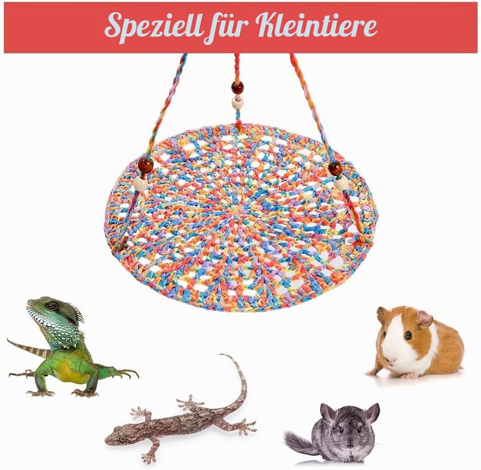 Bartagame Hängematte, Hängendes Reptilien Schaukelbett, Niedliches Eidechsen-Schaukelspielzeug für B