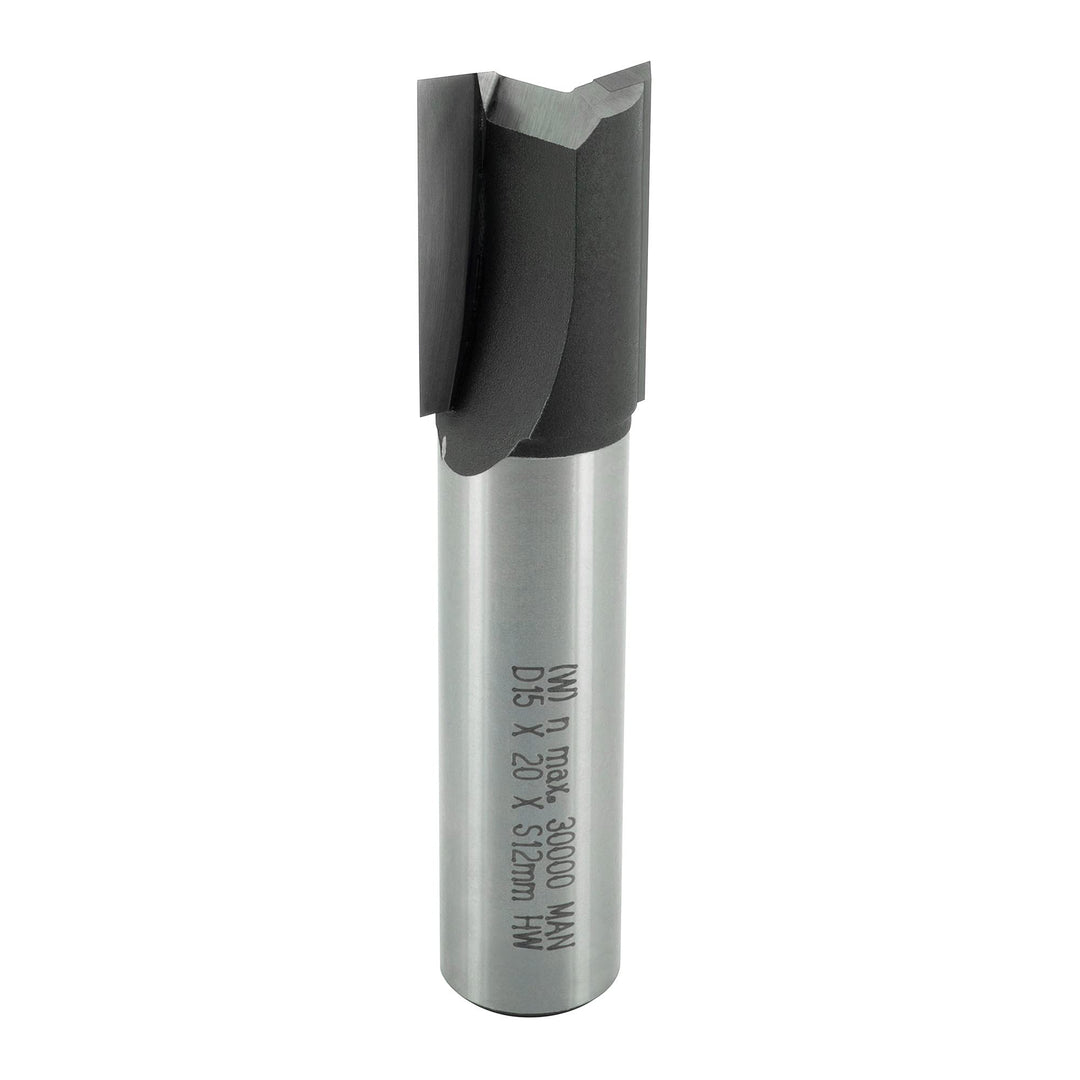 ENT 10540 Nutfräser HW, Schaft (S) 12 mm, Durchmesser (D) 15 mm, NL 20 mm, SL 40 mm, GL 60 mm D=15 /