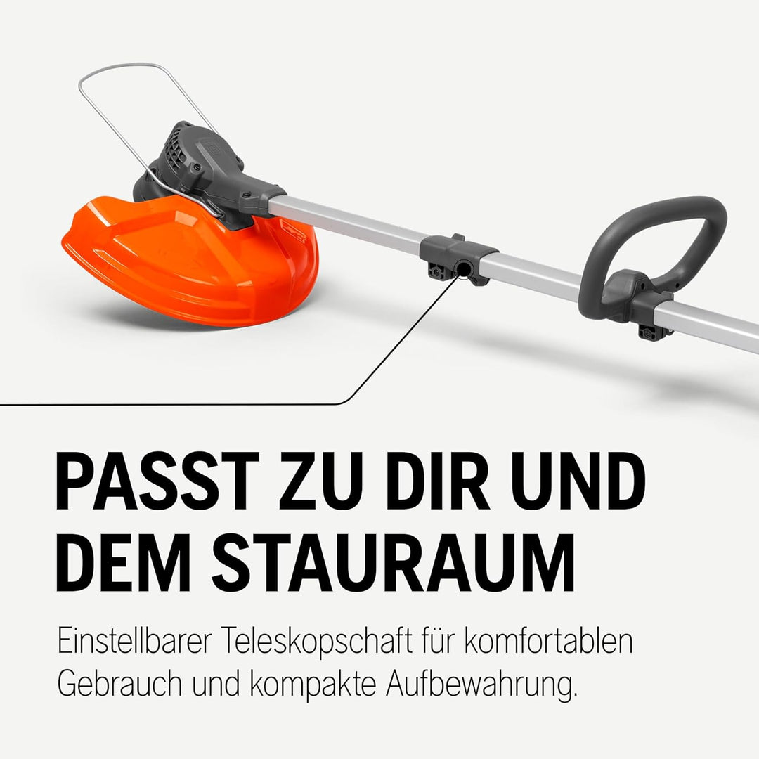 Husqvarna 215iL Akku-Rasentrimmer inkl. Akku und Ladegerät | Kabelloser Trimmer mit 36V bürstenlosem
