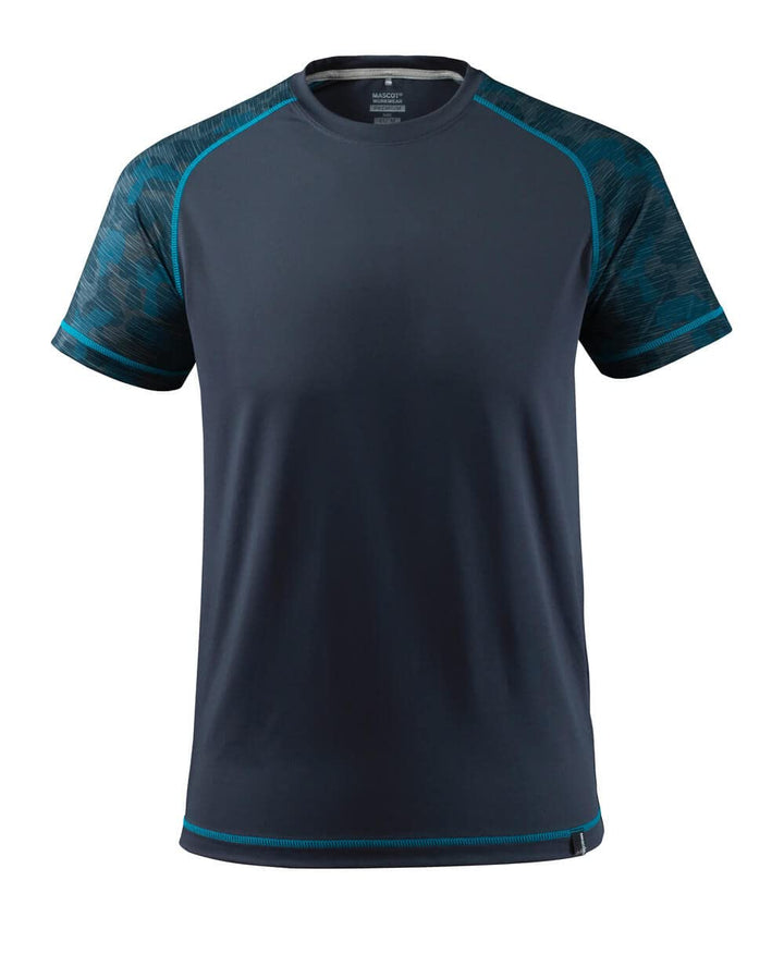Mascot 17482-944-010-M T-Shirt "Slim", schwarz/blau, M M-5XL, M-5XL