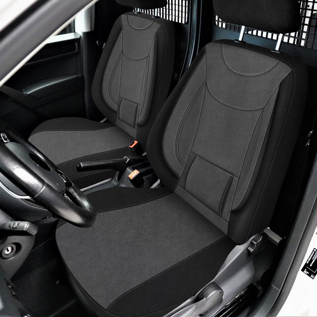 Sitzbezüge Auto für 2011-2021 VW Caddy 4, Autositzbezüge Auto-Sitzschoner Schonbezüge Sitzauflagen S