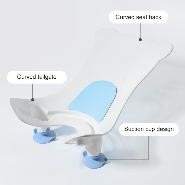 Baby-Waschbecken-Badewanne mit Saugnapf, tragbare Baby-Badewanne mit ergonomischem Design, sicheres