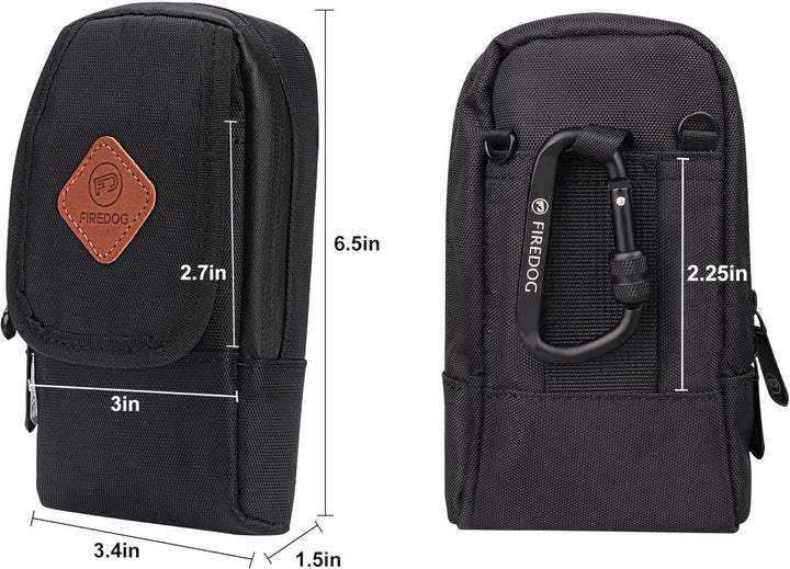 Firedog Geruchssichere Tasche, Taschenformat (Schwarz), Schwarz