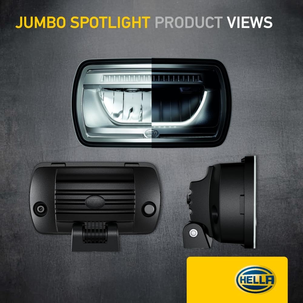 HELLA - LED-Fernscheinwerfer - Jumbo LED - ECE-R148/E24 5931/ECE-R10/E1 9032/ECE-R149 - 1FE 016 773-