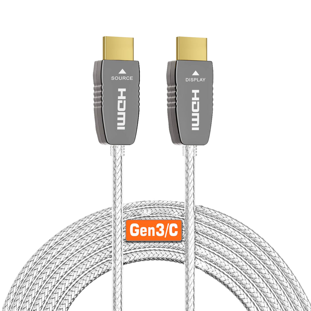 RUIPRO 8K HDMI Glasfaser Zertifiziert Kabel 7.6M, Optisches HDMI 2.1 48Gbps 8K@60Hz 4K@120Hz Dynamic