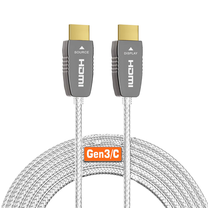 RUIPRO 8K HDMI Glasfaser Zertifiziert Kabel 7.6M, Optisches HDMI 2.1 48Gbps 8K@60Hz 4K@120Hz Dynamic
