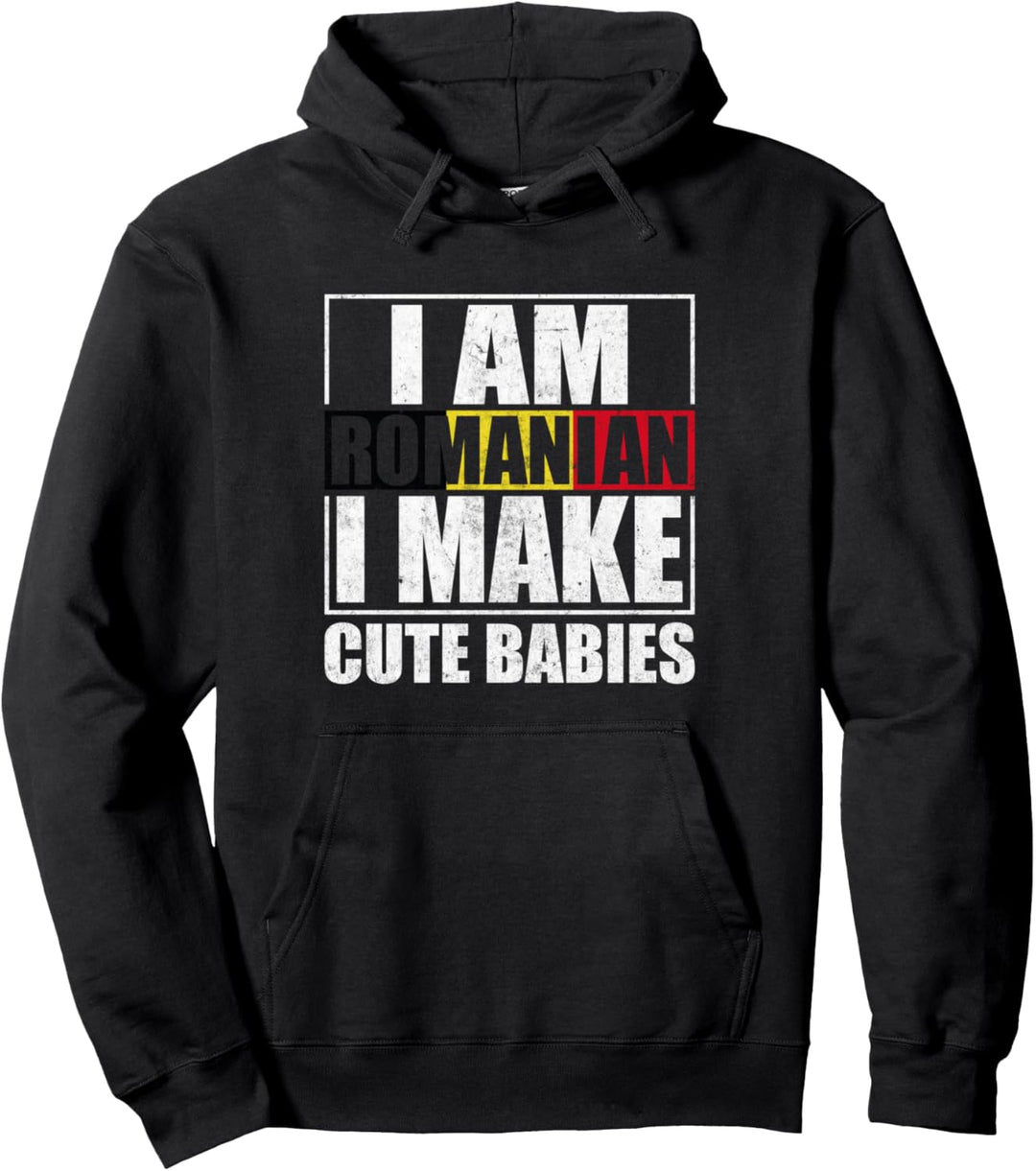 Rumänien Design Rumänen Männer & Frauen Pullover Hoodie