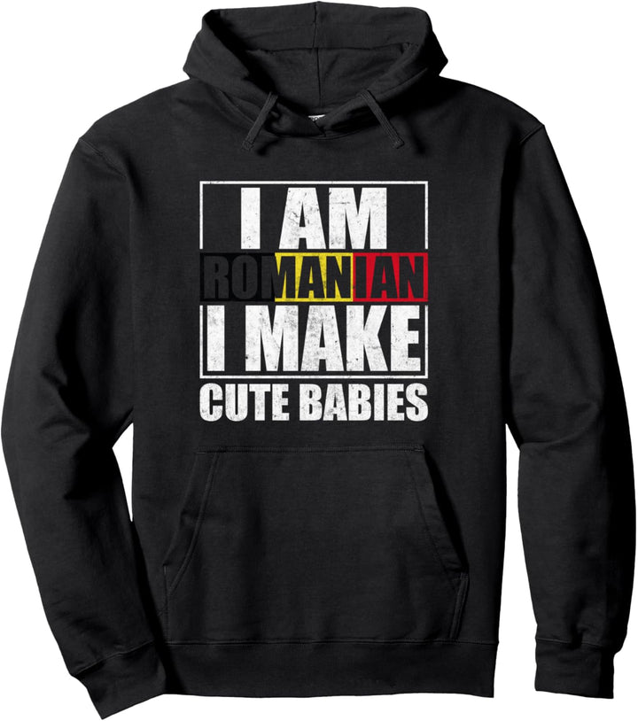 Rumänien Design Rumänen Männer & Frauen Pullover Hoodie
