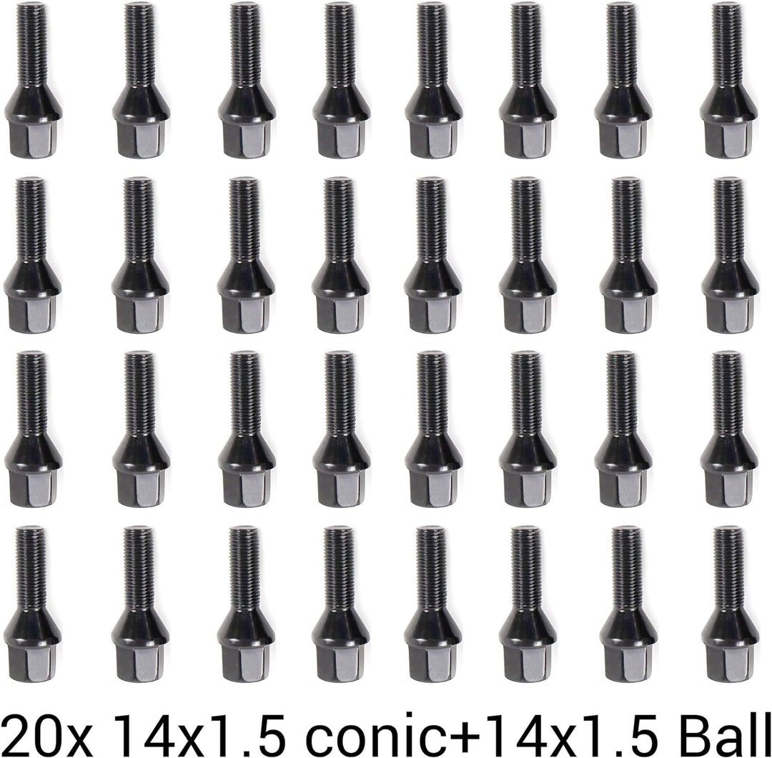 Omp Speed Set Abstandhalter Omp 20Mm 5X100 57.1 M14X1.5 Conic+14X1.5 Ball 5x100 57.1 20mm, 5x100 57.