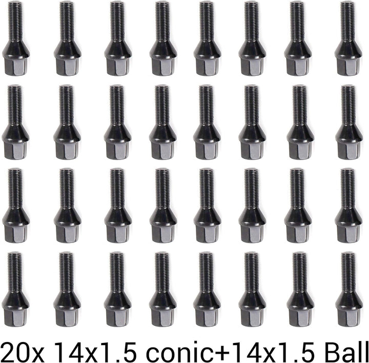 Omp Speed Set Abstandhalter Omp 20Mm 5X100 57.1 M14X1.5 Conic+14X1.5 Ball 5x100 57.1 20mm, 5x100 57.