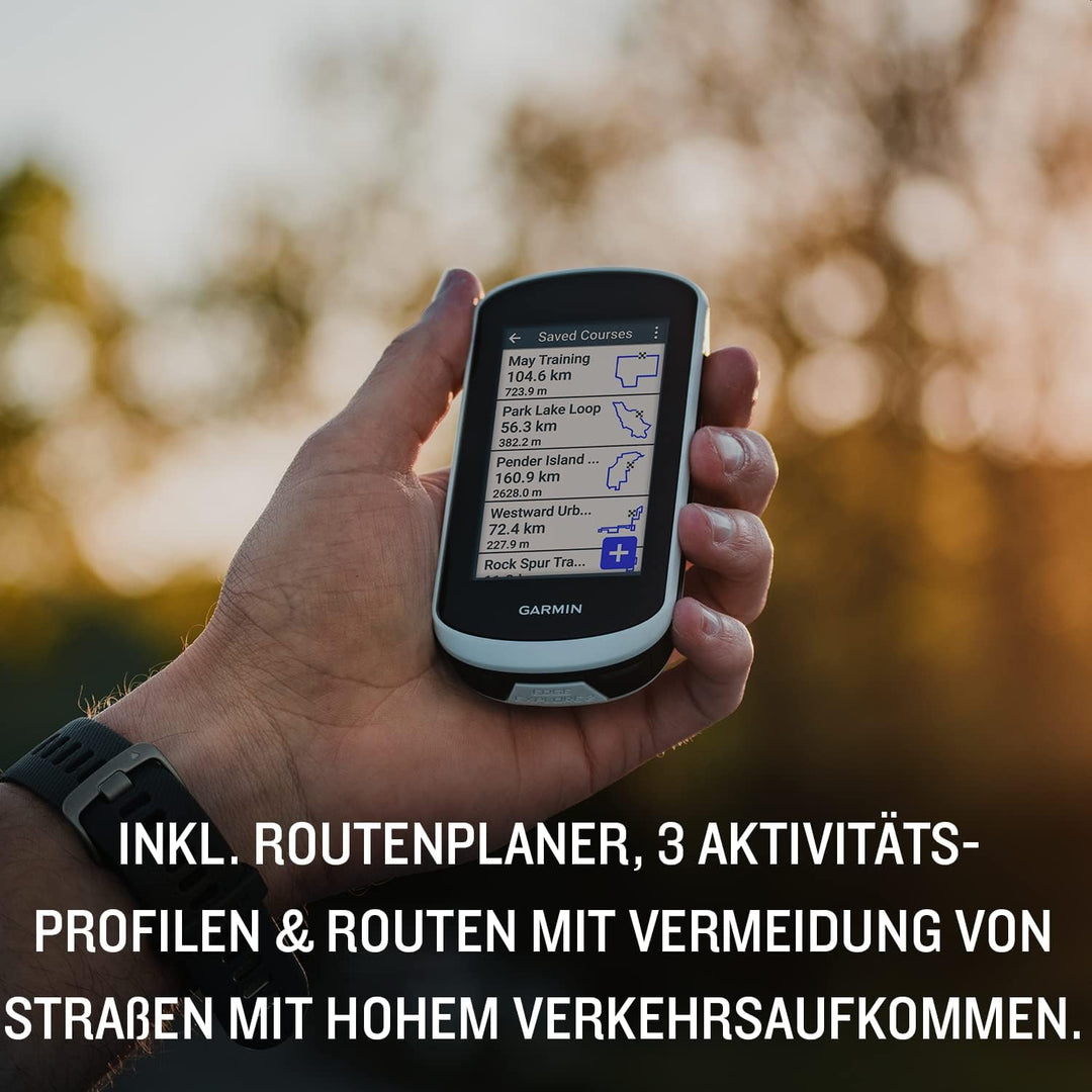 Garmin Edge Explore 2 - GPS-Fahrradnavi für Tourenradfahrende & E-Bikende, 3" Touchdisplay, einfache