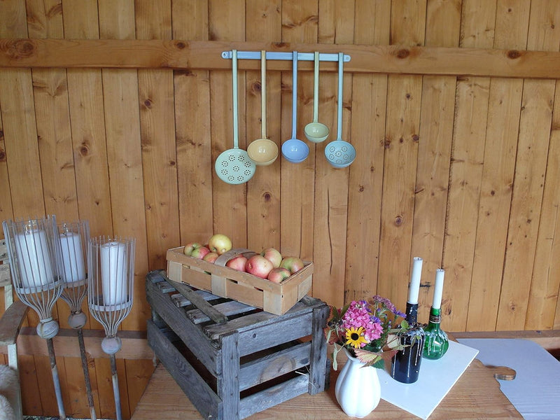 Riess - CLASSIC - Schaumlöffel Schaumkelle Emaille (türkis), Türkis