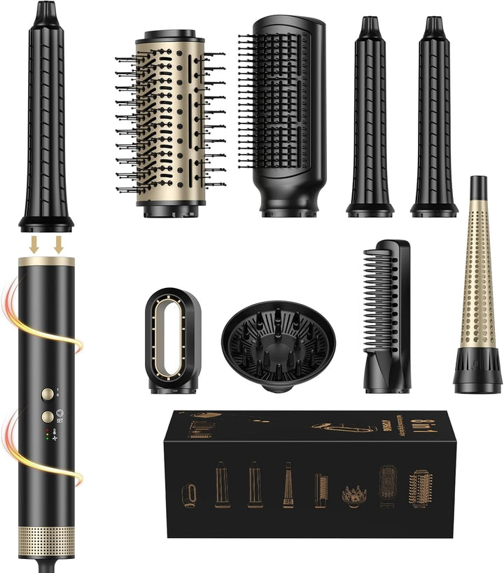 1500w Air Styler 8 in 1 Atopskins Hairstyler set mit 110000 RPM Motor Haartrockner, Rundbürstenföhn