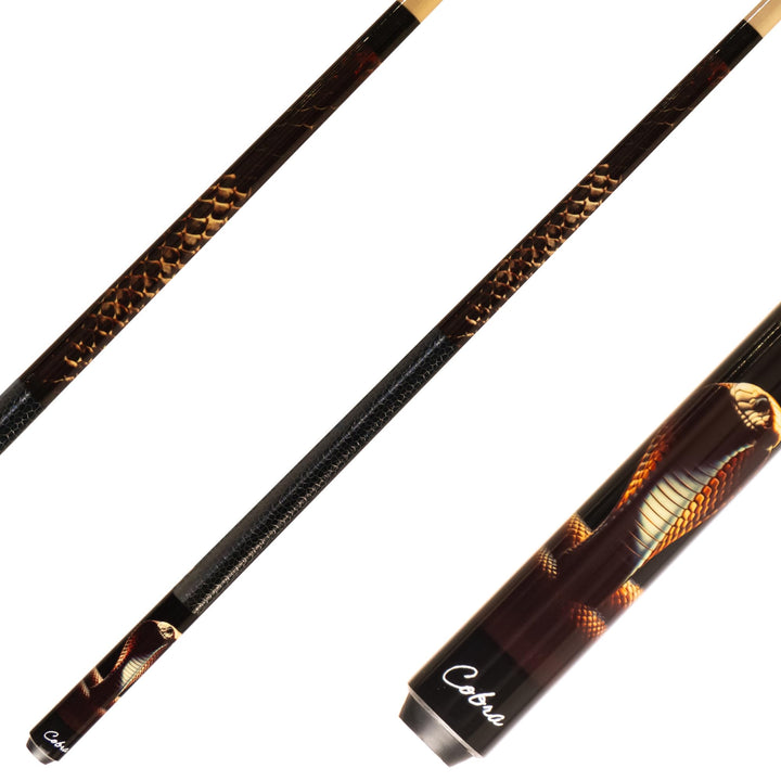 Winsport Billardqueue Animal Collection, Pool Cue, tolle Optik im Leopard, Snake und Tiger Design, G