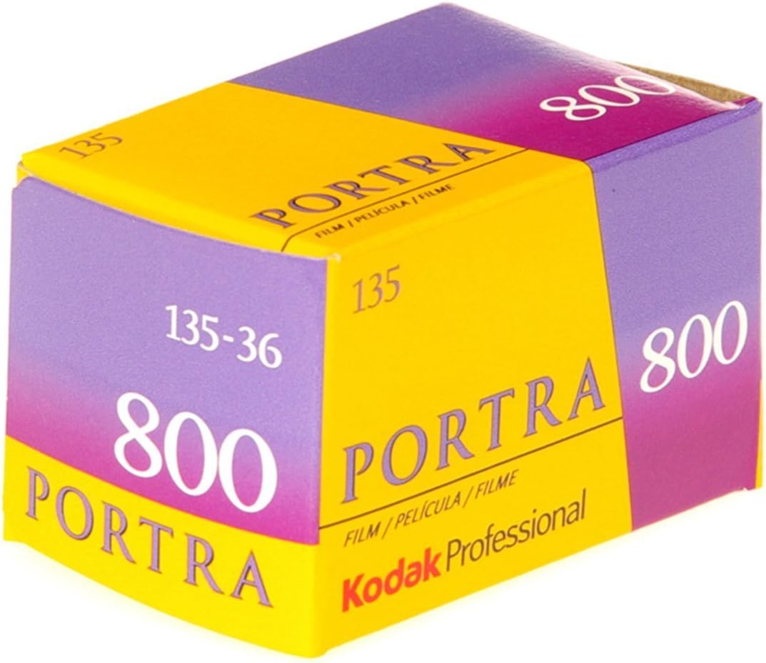 Kodak 145 1855 Professional Portra 800 Farb-Negativfilm (ISO 800), 35 mm, 36 Belichtungen, 3 Stück O