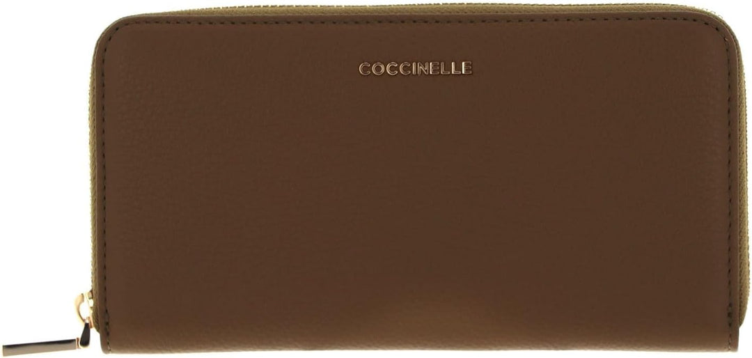 Coccinelle Metallic Soft Geldbörse olivgrün