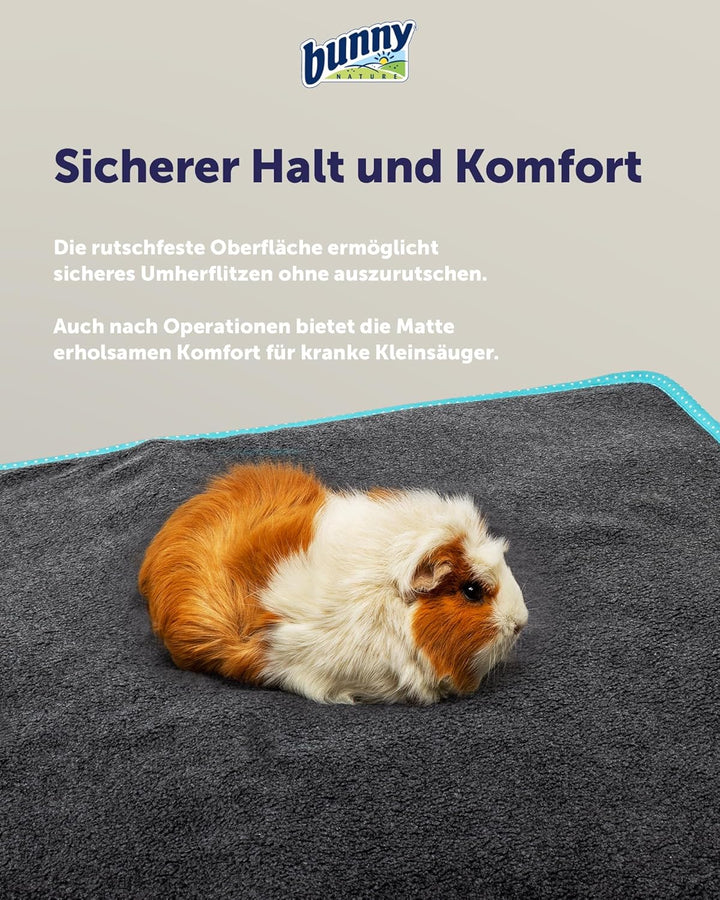 bunnyNature Bedding Easy Türkis | Flauschig-Weicher Fleece & Saugstarker Molton | Allergikerfreundli