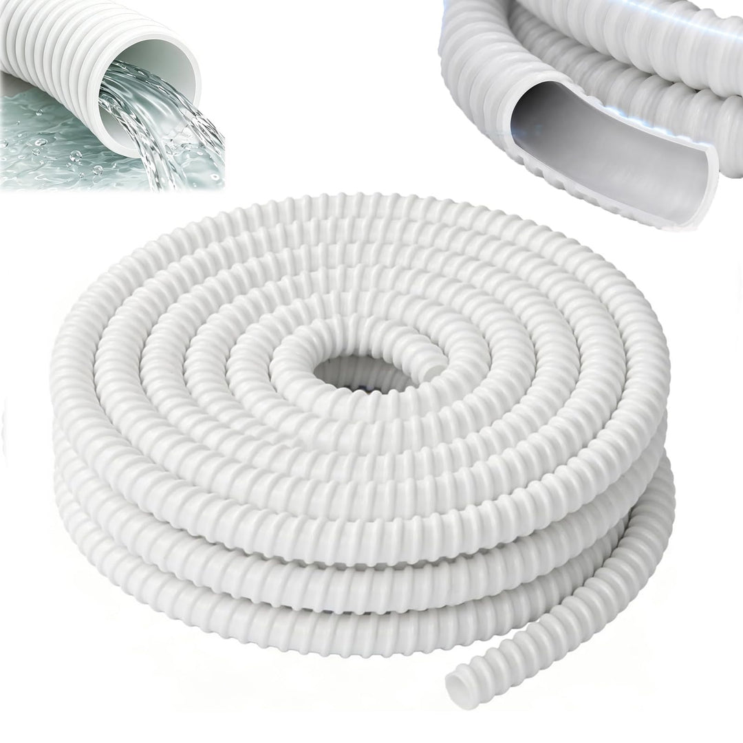 Kondensatschlauch Klimaanlage aus PVC, Kondensatschlauch Ø16mm-10m, UV-beständig Ablaufschlauch Klim