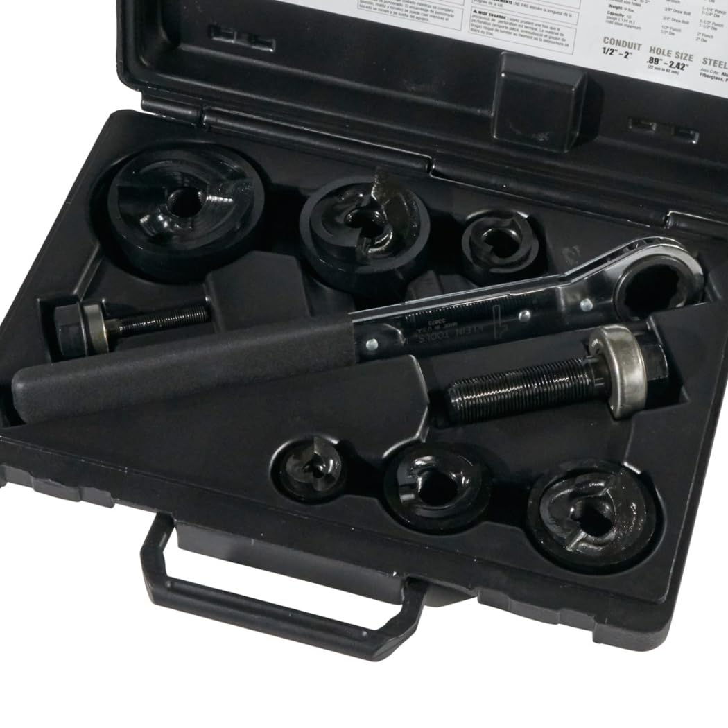 Klein Tools 53732SEN Knockout Punch Set with Wrench by Klein Tools Stanzset, Stanzset