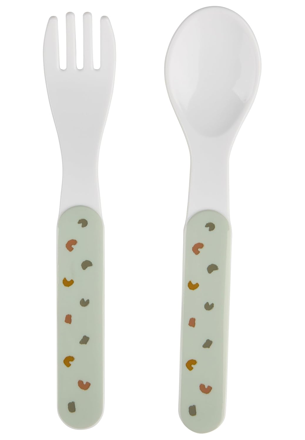 Sterntaler Geschirrset Giraffe & Löwe – Rutschfester Teller, Schale, Besteck & Becher – aus lebensmi