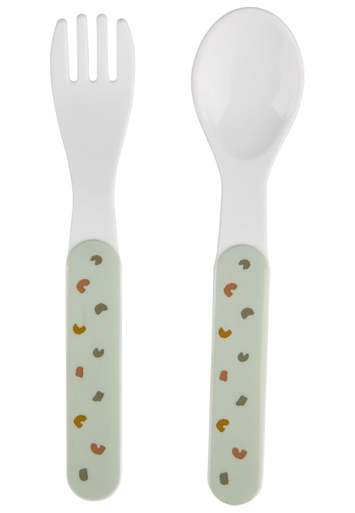 Sterntaler Geschirrset Giraffe & Löwe – Rutschfester Teller, Schale, Besteck & Becher – aus lebensmi
