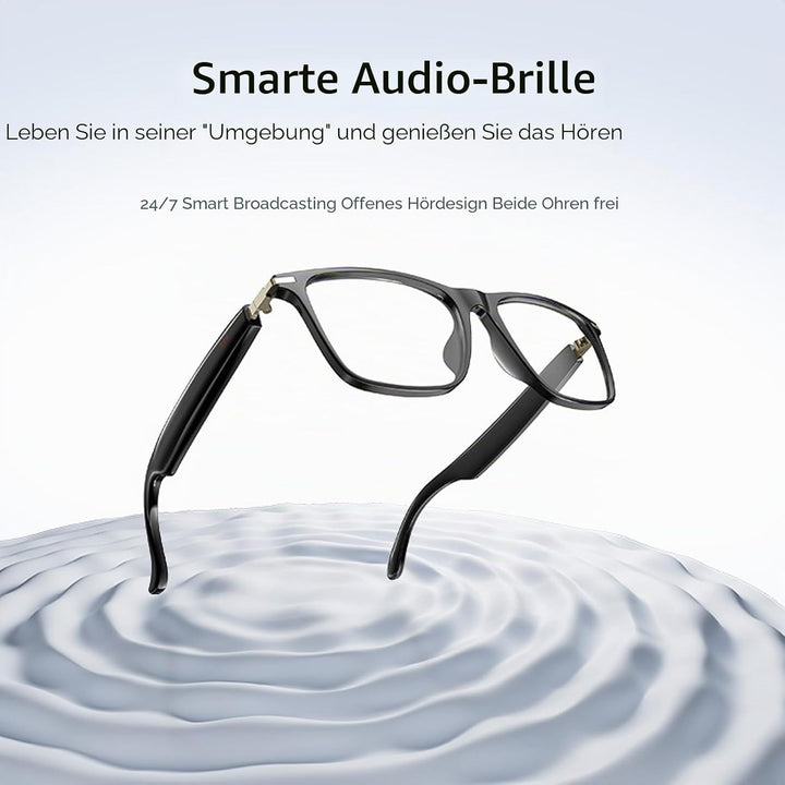 Smart-Brillen-Übersetzer, KI-Übersetzungsbrille mit Unterstützung für 160 Sprachen, Bluetooth-Smart-