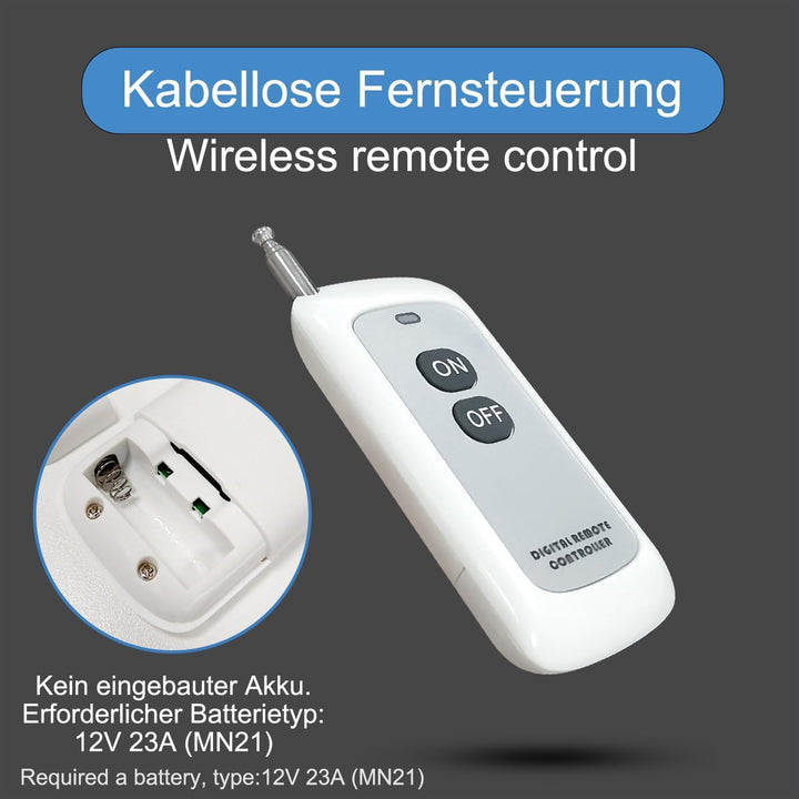 Wechselrichter 12V 230V 3000W /6000W Wechselrichter Fernbedienung 4X USB und LCD 3 AC Steckdosen Mod