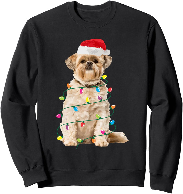 Shih Tzu Weihnachten Xmas Lustig 2020 Männer Frauen Sweatshirt