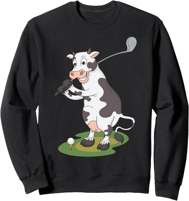 Golfende Kuh / Kuh Golf Sweatshirt