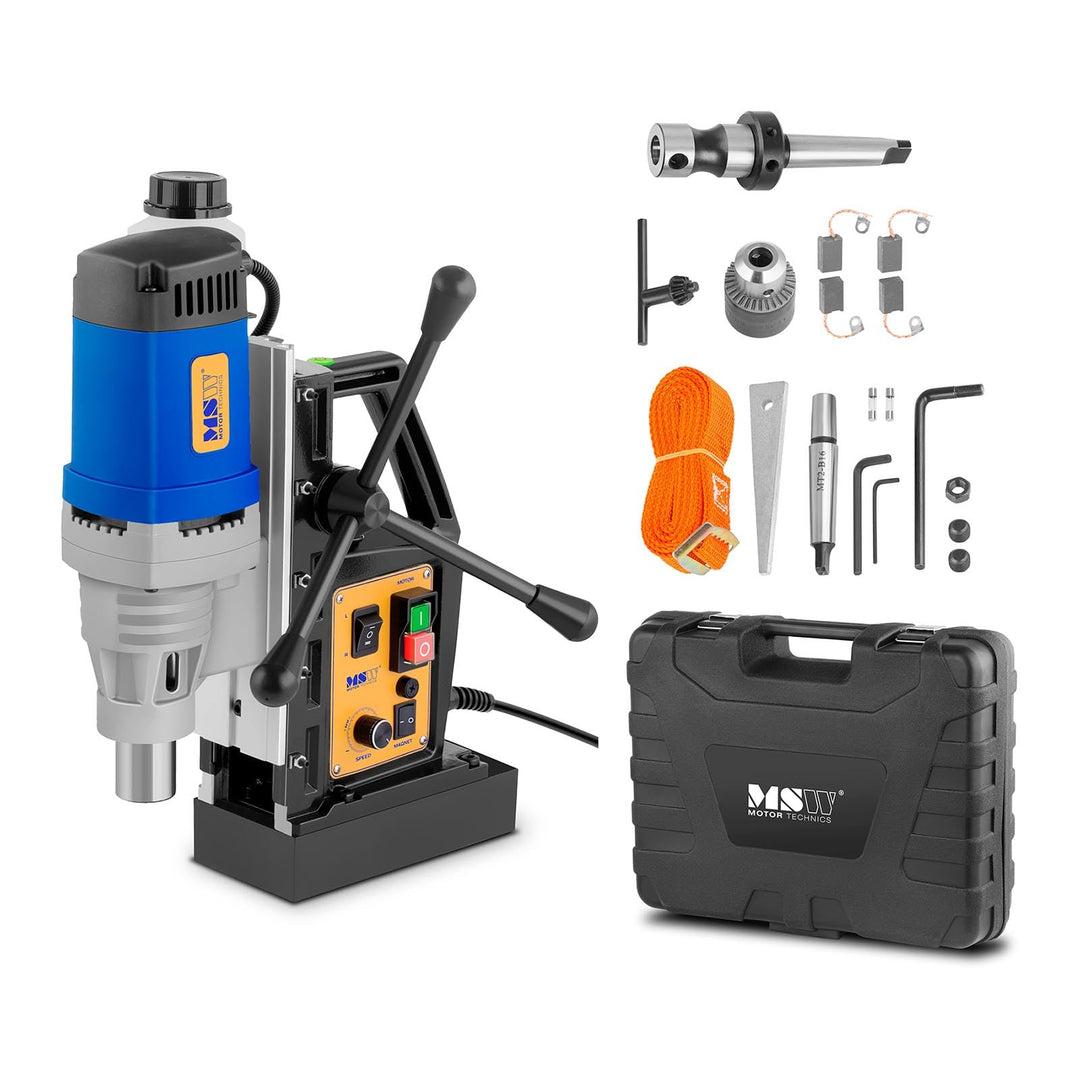 MSW Magnetbohrmaschine Kernbohrmaschine MSW-MD60-PRO (1.680 W, 13.800 N, 370 U/min, Max. Ø Kernbohru