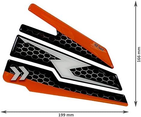 BIKE-label Tankpad Seitentank kompatibel für KTM 1290 Super Duke R 800471