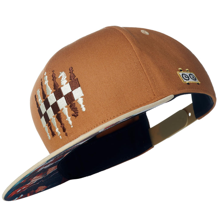 Cadency® Snapback Cap Schach, Unisex, Grössenverstellbar