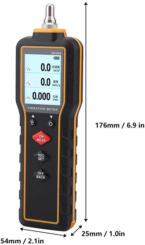 Vibrationsmessgerät, SW-65A Digitaler Vibrationsmessgerät-Tester Handheld-Vibrationsmessgerät-Tester