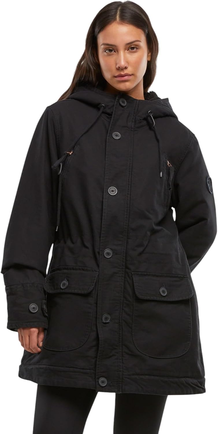 Forvert Fiss Parka women, Damen Parka Jacke, Damen Parka Jacke, Grössen XS bis 3XL L Olive, L Olive