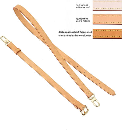 Senral Vachetta Schulterriemen Speedy Ersatzgurt 41-50" Schulterriemen für Taschen Alma Neverfull Né