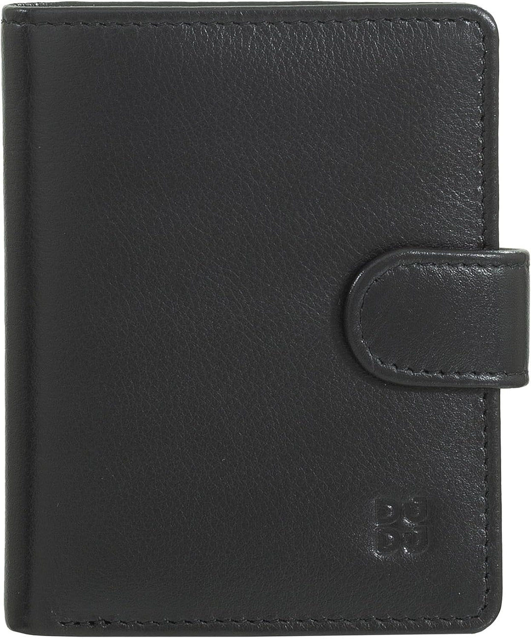 DUDU Damen Geldbörse aus echtes Leder, kleines Leder RFID-Kartenetui mit Reissverschluss, Münzfach,