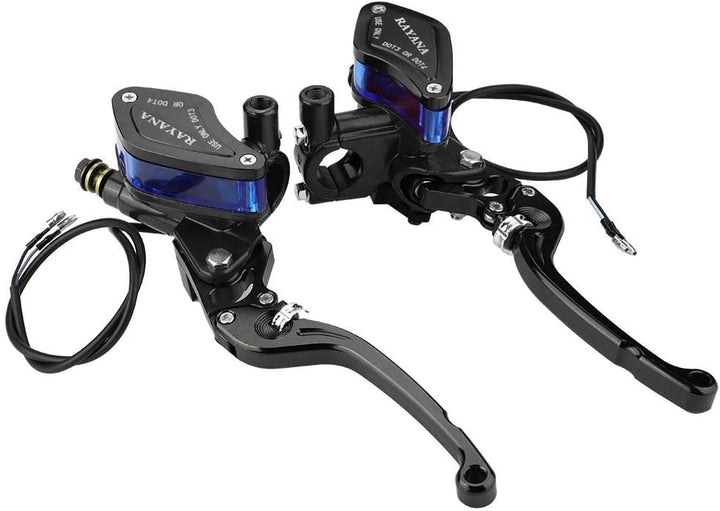 KIMISS Motorrad Bremskupplungspumpe, 22mm Universal Motorrad CNC Rollenverstellung Hydraulische Brem