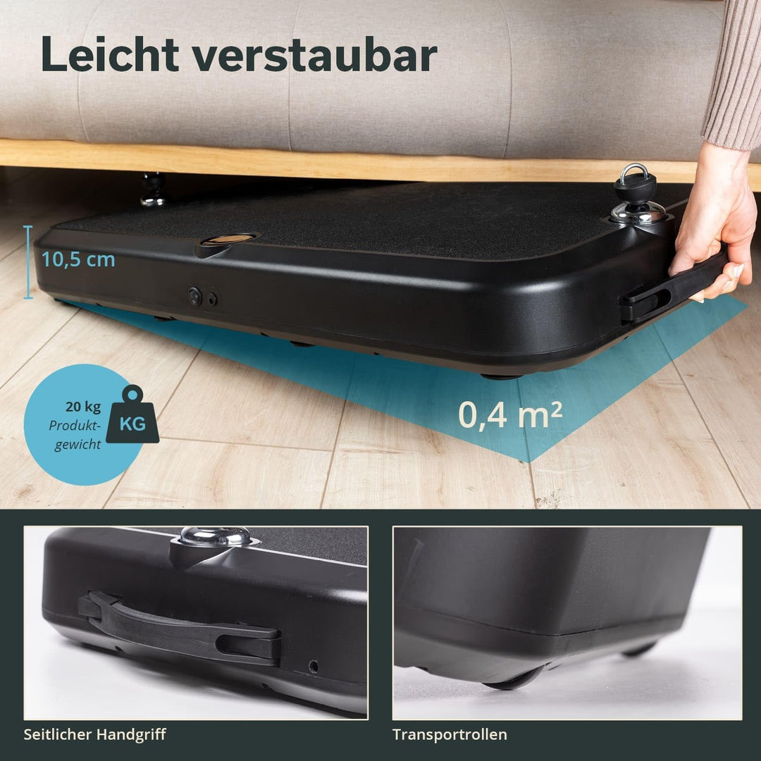 Skandika Kraftstation Smart Training Station | Fitnessgerät für zuhause, 50 kg Seilzug, Multifunktio
