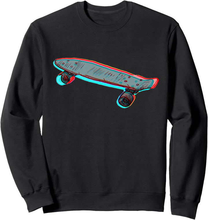 Skater Geschenk Skateboard Skateboardfahrer Sweatshirt