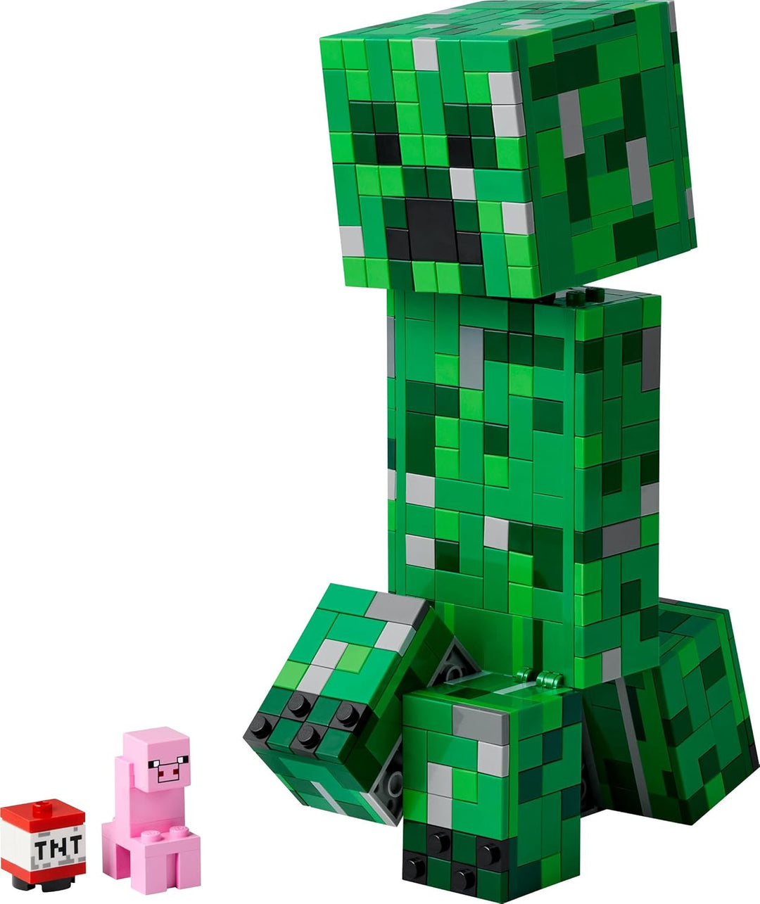 LEGO Minecraft Der Creeper - Gamer Spielzeug -Bewegliche Actionfigur - Interaktives Spielset mit TNT