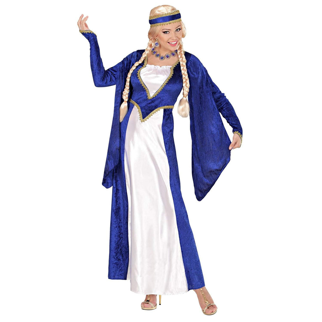 W WIDMANN MILANO Party Fashion - Kostüm Königin der Renaissance, aus Samt, Prinzessin, Burgfräulein,