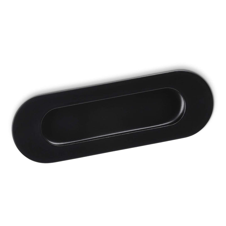 10x Einlassgriffe EL-09 Edelstahl schwarz matt Schrankgriff Küchengriff Muschelgriff von SO-TECH® 10