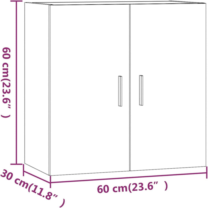 Gecheer Wandschrank H?ngeschrank Lagerschrank Lagerschrank Bücherschrank Schrank Aufbewahrungsschran